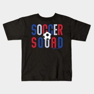 Soccer Squad Blue Red © GraphicLoveShop Kids T-Shirt